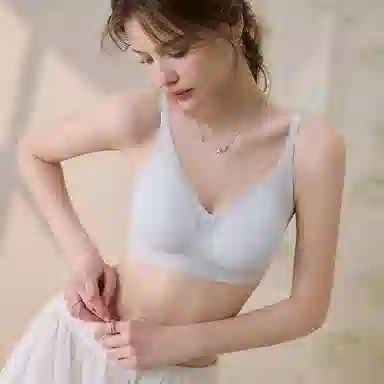 内在密码 凉感无痕大胸显小薄款舒适透气无钢圈上托防下垂呼吸洞洞杯文胸 女款