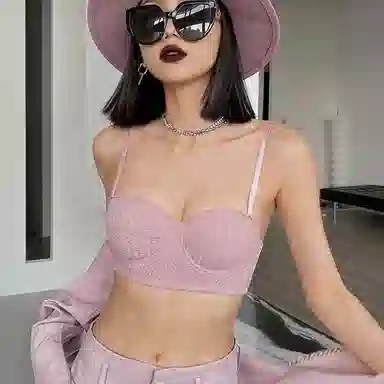 内在密码 小胸聚拢内衣女薄款纯欲风软钢圈防下垂文胸套装 礼盒装