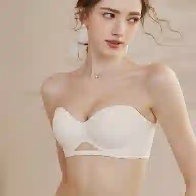 内在密码 小胸聚拢无痕半杯内衣女收副乳法式平胸显大文胸套装