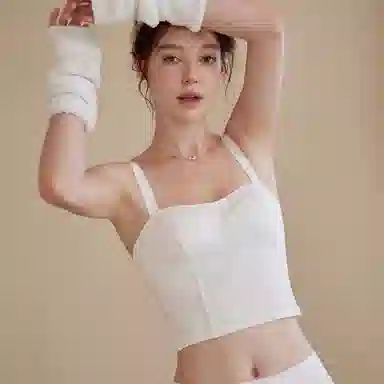 内在密码 吊带背心式女带胸垫免穿内搭外穿一体无痕性感美背打底内衣文胸 女款