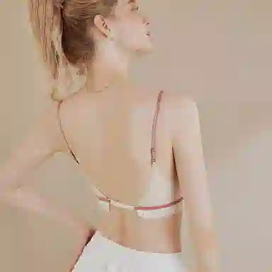 内在密码 前扣美背女士低胸薄款小胸专属性感纯欲蕾丝法式三角杯内衣裤套装 女款