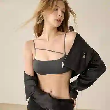 内在密码 小胸聚拢细肩带无痕美背防走光纯色文胸 女款