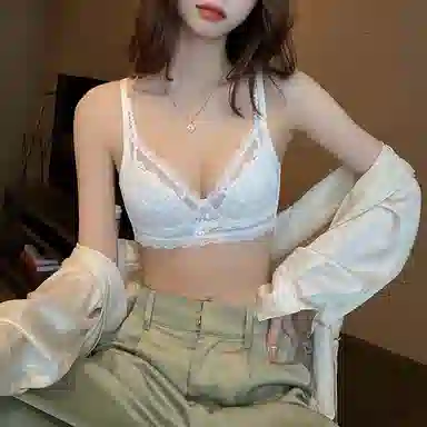 内在密码  薄款聚拢内衣女大胸显小胸法式蕾丝防下垂文胸