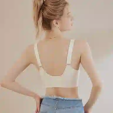 内在密码 大胸显小超薄无痕兔耳杯透气果冻条支撑防下垂显瘦胖文胸 女款