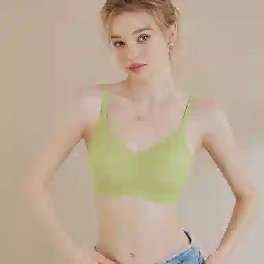 内在密码 大胸显小聚拢薄款无痕透果冻条上托防下垂舒适文胸 女款