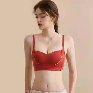 内在密码 抹胸聚拢本命年无钢圈收副乳防下垂无痕文胸 女款