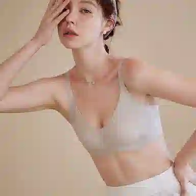 内在密码 纯色无痕无钢圈收副乳文胸 女款