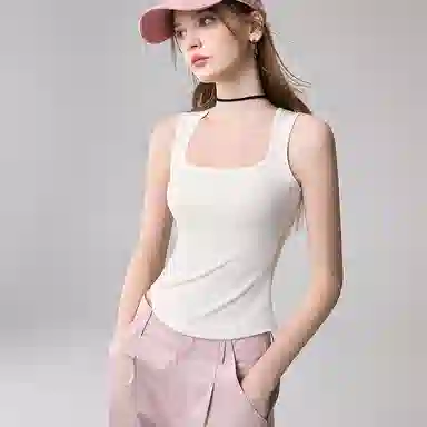 内在密码 宽肩带遮副乳正肩带胸垫辣妹显瘦百搭背心 女款