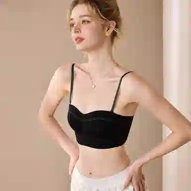 内在密码 小胸显大聚拢杯抹胸无钢圈细肩带美背无痕文胸 女款