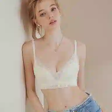 内在密码 法式蕾丝性感轻薄显小无痕透气洞洞杯收副乳文胸 女款