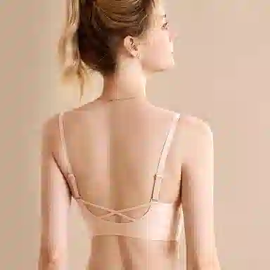 内在密码 外扩漫画胸罩粉底液小胸聚拢显大无钢圈无痕美背隐形背心式文胸 女款