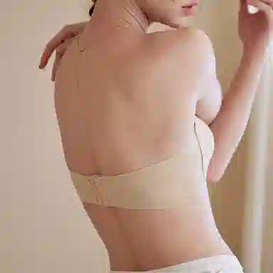 内在密码 无肩带内衣无痕隐形果冻条薄款美背抹胸