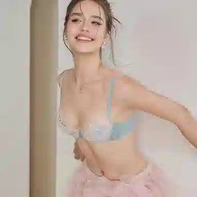 内在密码 薄款大胸显小半杯性感软钢圈上托防下垂法式蕾丝文胸 女款