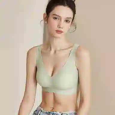 内在密码 无痕全罩杯冰丝内衣夏季女薄款大胸显小聚拢舒适性感防下垂美背大码提拉文胸罩