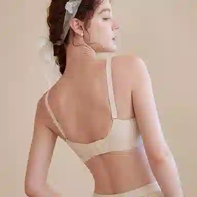 内在密码 薄款凉感无痕小胸聚拢防下垂显大内衣女透气无钢圈收副乳文胸