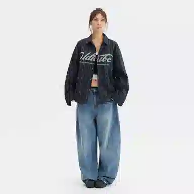 TIRED Letter Print Shirt