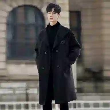 MEIPIN TANG Classic Double-Breasted Coat