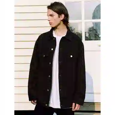 NOOING Denim Jacket Black