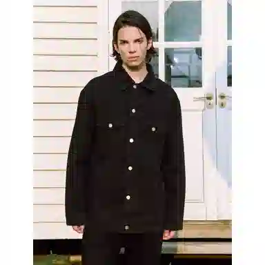 NOOING Denim Jacket Black