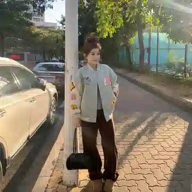 寻星记  美式复古与国潮融合的高街潮流百搭休闲服饰棒球服 男女同款