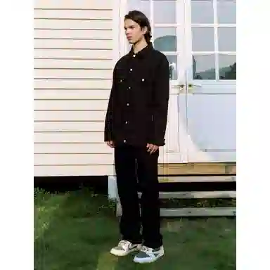 NOOING Denim Jacket Black