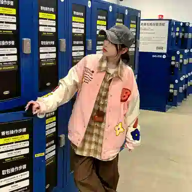 寻星记  美式复古与国潮融合的高街潮流百搭休闲服饰棒球服 男女同款