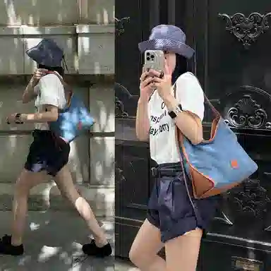 妙迪 时尚小众高级感简约百搭 织物 单肩包 女款 多色