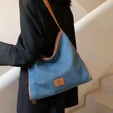 妙迪 时尚小众高级感简约百搭 织物 单肩包 女款 多色