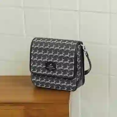 妙迪 复古潮流百搭 牛仔 腋下包单肩包 常规 女款 蓝