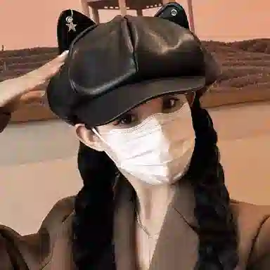 CLARKIA FLOWER hat PU