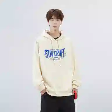 星际者 字母印花卫衣 男女同款 加绒加厚可选