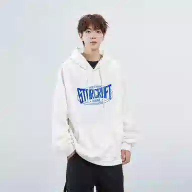 星际者 字母印花卫衣 男女同款 加绒加厚可选