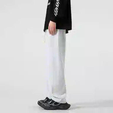 星际者 基础款字母简约时尚宽松休闲针织运动裤 通用