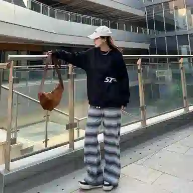 星际者 美式复古时尚舒适休闲百搭卫衣 男女同款