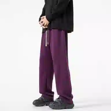 星际者 基础款字母简约时尚宽松休闲针织运动裤 通用