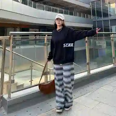 星际者 美式复古时尚舒适休闲百搭卫衣 男女同款