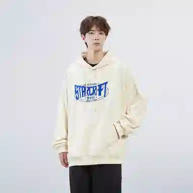 星际者 字母印花卫衣 男女同款 加绒加厚可选