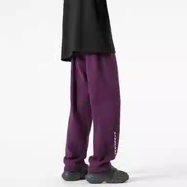 星际者 基础款字母简约时尚宽松休闲针织运动裤 通用