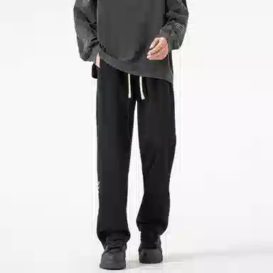 星际者 基础款字母简约时尚宽松休闲针织运动裤 通用