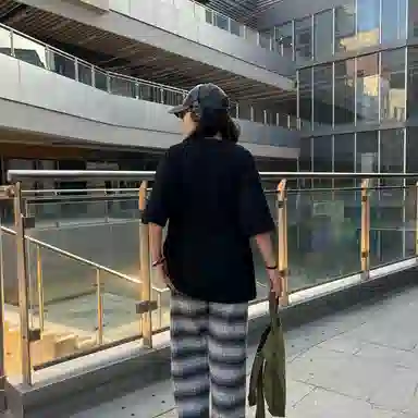 星际者 基础款纯色品牌字母印花短袖潮牌中腰系带五分裤休闲运动套装 男女同款