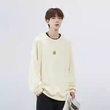 星际者 秋冬季保暖打底衫卡通章鱼图案字母印花卫衣 男女同款 加绒加厚可选