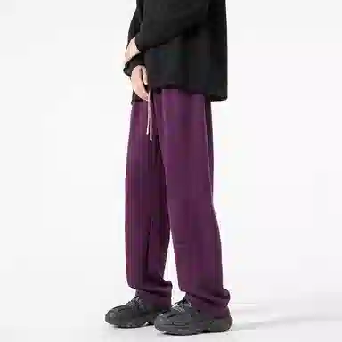 星际者 基础款字母简约时尚宽松休闲针织运动裤 通用