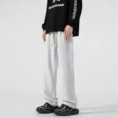 星际者 基础款字母简约时尚宽松休闲针织运动裤 通用