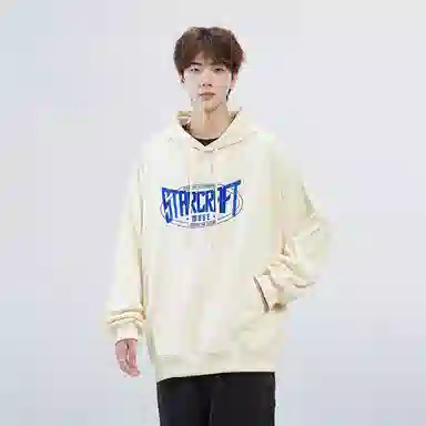 星际者 字母印花卫衣 男女同款 加绒加厚可选