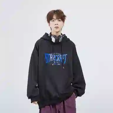 星际者 字母印花卫衣 男女同款 加绒加厚可选