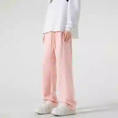 星际者 基础款字母简约时尚宽松休闲针织运动裤 通用