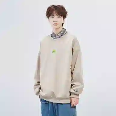 星际者 秋冬季保暖打底衫卡通章鱼图案字母印花卫衣 男女同款 加绒加厚可选