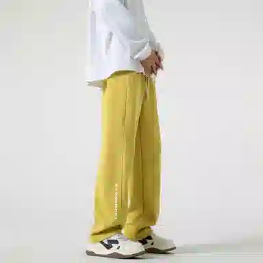 星际者 基础款字母简约时尚宽松休闲针织运动裤 通用