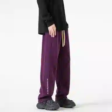 星际者 基础款字母简约时尚宽松休闲针织运动裤 通用