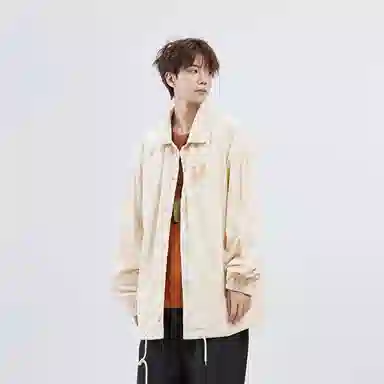 星际者 章鱼图案字母贴标单排扣夹克 男女同款